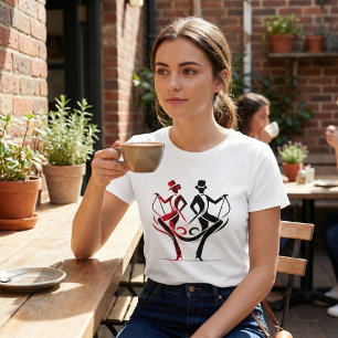 Camiseta Dança Elegante Duo T-Shirt