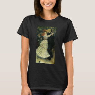 Camiseta Dança em Bougival por Pierre Renoir, Arte Antigo