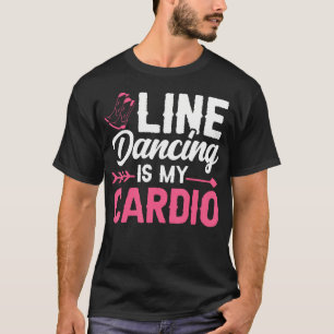 Camiseta Dança em Linha é meu Cardio