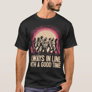 Camiseta Dança em Linha S2 Line Dancing Dança em Linha Danç