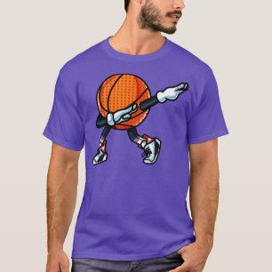 Camiseta Dança Engraçada De Basquete Com Calçados Mascot P