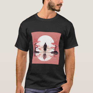 Camiseta Dança Etérea do Samurai K Pétala'S Graça Sublime