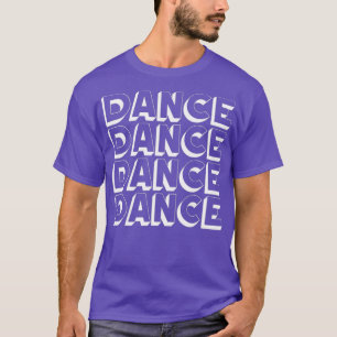 Camiseta Dança Eu Adoro Dançarino Retro Dançarino Dança