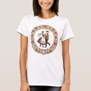 Camiseta Dança Folclórica Polonesa Wycinanki