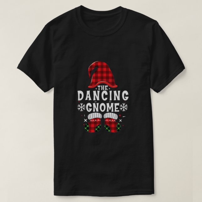 Camiseta Dança Gnomo Xadrez Buffalo Correspondente à Fama d (Frente do Design)