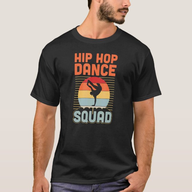 Camiseta Dança Hip Hop Dance Squad Correspondente Street Br (Frente)