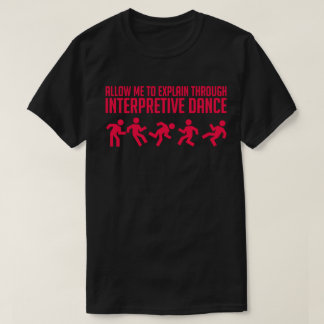 Camiseta Dança interpretativo - T vibrante escuro