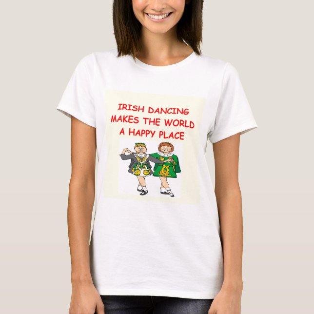 Camiseta dança irlandesa (Frente)
