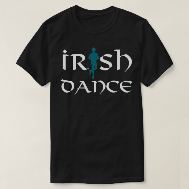 Camiseta Dança Irlandesa Ceili Dancer Engraçado Dança Irlan (Frente do Design)
