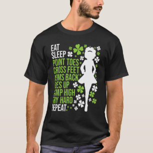 Camiseta Dança Irlandesa Do Sono - Dançante Irlandês Ceili 