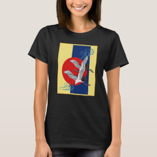 Camiseta Dança legal De Trabalho de arte De Pássaros De Cra