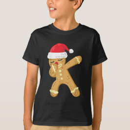 Camiseta Dança Natal Engraçada Com Gingerpão