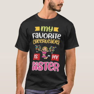 Camiseta Dança Pompom Jogador de Cheerleader Girls