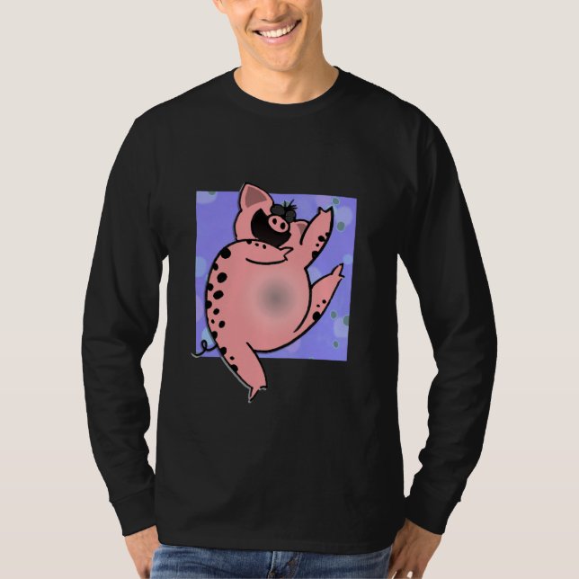 Camiseta Dança-porco (Frente)
