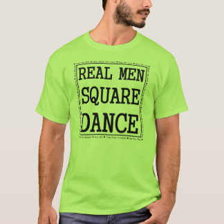 Camiseta Dança quadrada dos homens reais