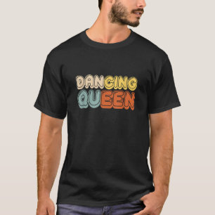 Camiseta Dança Rainha Vintage Retro Cor Dançando 70s