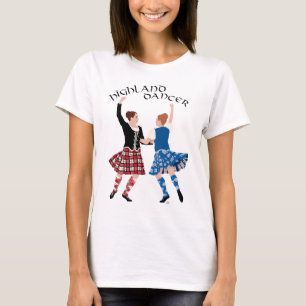 Camiseta Dança Reeling das Terras Altas Escocesas
