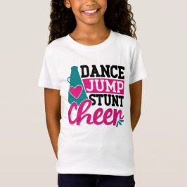 Camiseta dança saltadora arte alegre