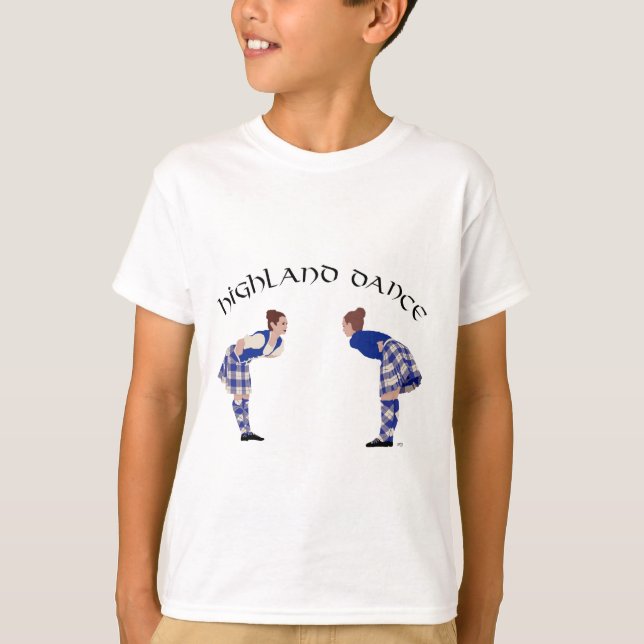 Camiseta Dança Scottish Highland Reel (Frente)