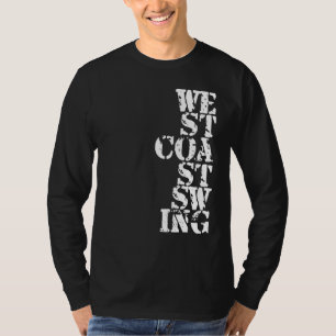 Camiseta Dança Swing na Costa Oeste Dança Swing na Costa Oe