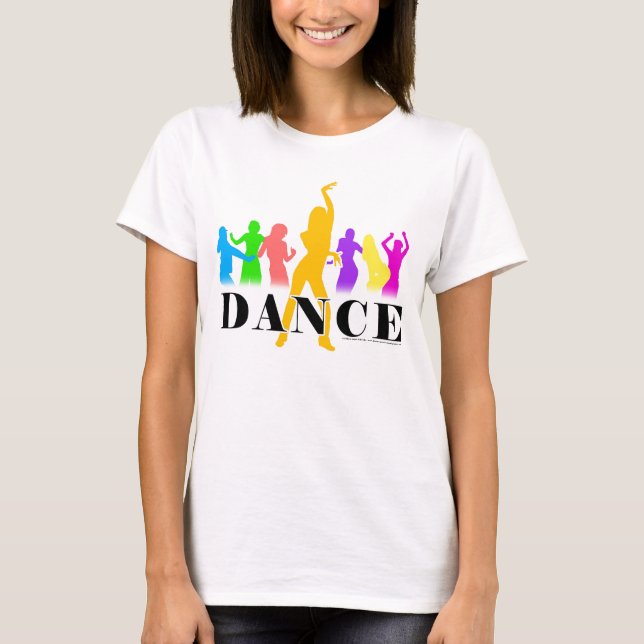 Camiseta DANÇA - t-shirt da boneca (Frente)