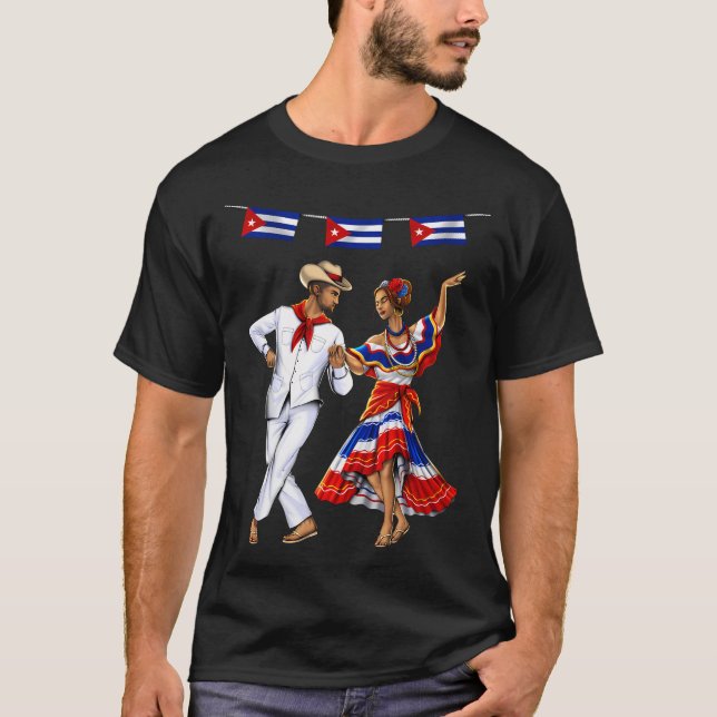 Camiseta Dança Tradicional Cubana (Frente)