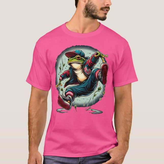 Camiseta Dançador de Sapo Hip Hop (Frente)