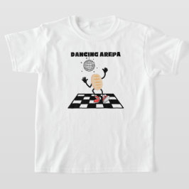 Camiseta Dançando Arepa Engraçado Bilíngue Venezuelano Arep