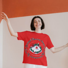 Camiseta Dançando através do Natal com o meu SuperPoder Mov