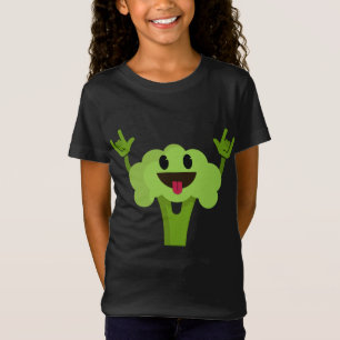 Camiseta Dançando Broccoli Engraçado Dançarino Vegetal Vega