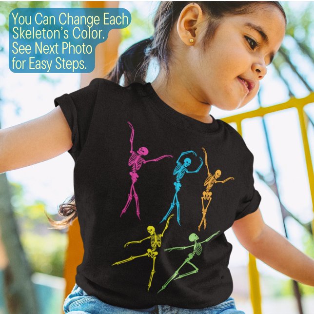 Camiseta Dançando esqueletos Engraçado Spooky Ballerina Hal (Criador carregado)