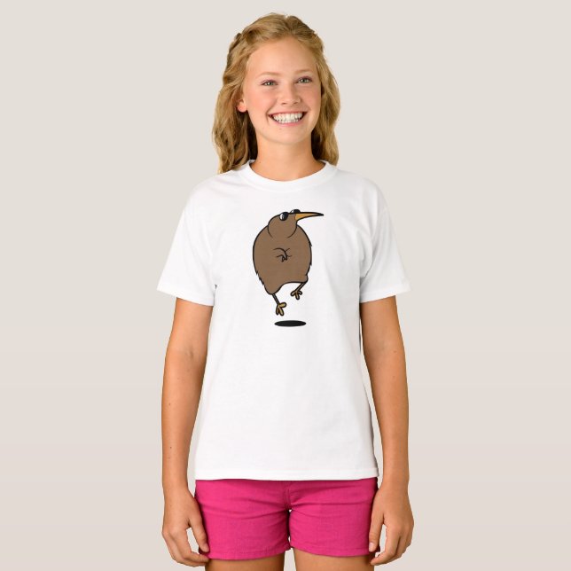 Camiseta Dançando Kiwi (Frente Completa)