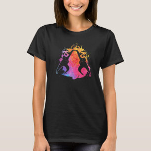 Camiseta Dançando Largas de Dança Corta 1