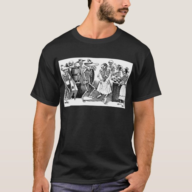 Camiseta "Dançando o Jarabe no outro mundo " (Frente)