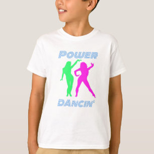 Camiseta Dançando - Poder Retro Dança Garotas