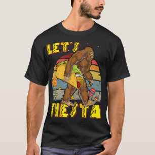Camiseta Dançando Poncho Mexicano Cinco De Maio Engraçado V