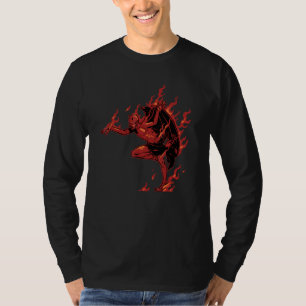 Camiseta Dançar Com O Diabo Lúcifer Demônio Satanista Ocult