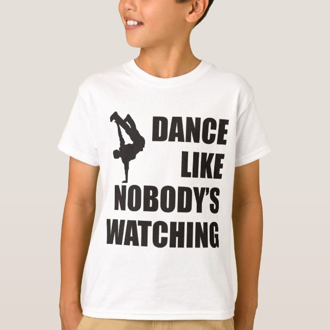 Camiseta Dançar como ninguém está assistindo (Frente)