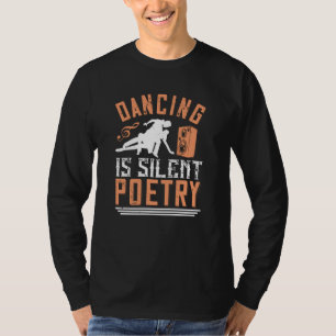 Camiseta Dançar - Dançar É Poesia Silenciosa