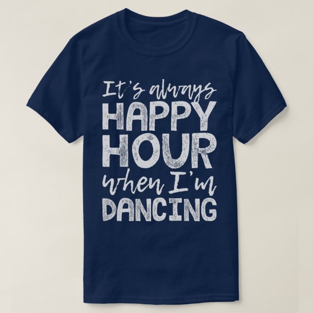 Camiseta Dançar é a minha felicidade (Frente do Design)