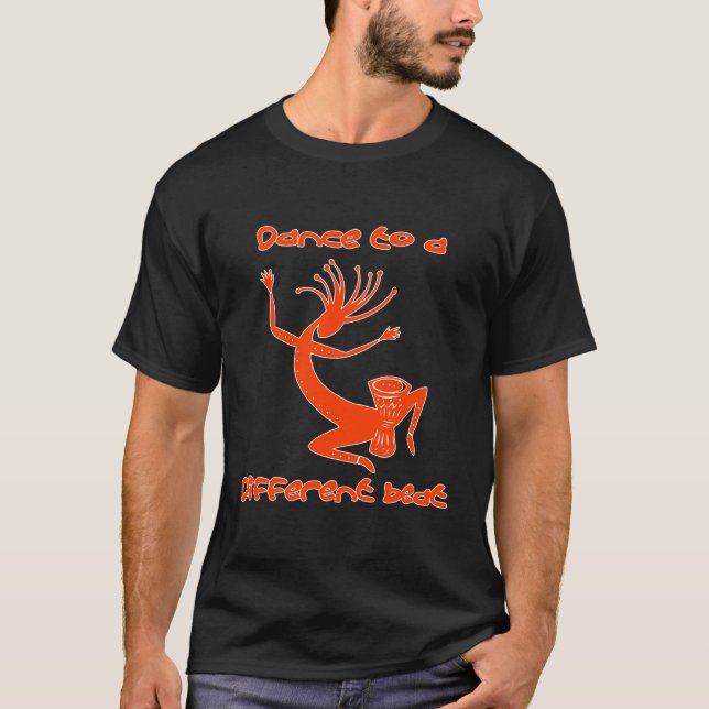 Camiseta Dançar Para Um Beat Diferente (Frente)