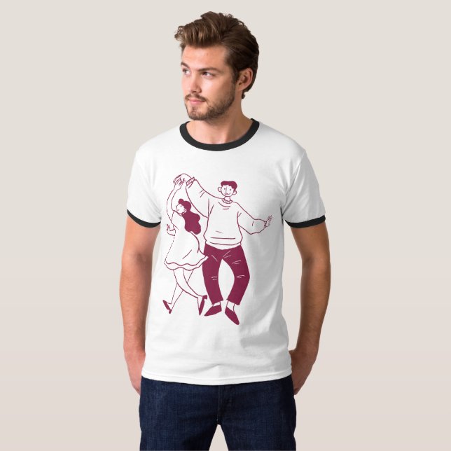 Camiseta "Dançar Pela Vida" (Frente Completa)