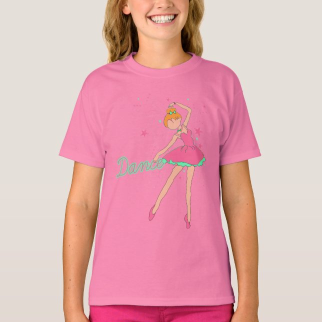 Camiseta dançarina de balé de jazzy (Frente)