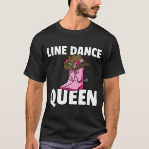 Camiseta Dançarina de dança de música country da Rainha de 