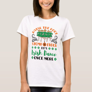 Camiseta Dançarina de Dança Irlandesa Fofa Dançando