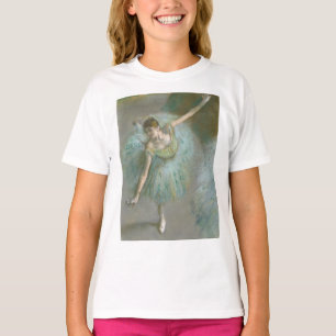 Camiseta Dançarina em Green Edgar Degas