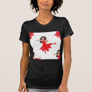 Camiseta dançarina emoji