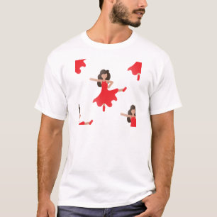 Camiseta dançarina emoji