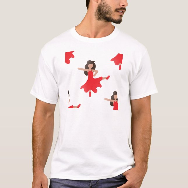Camiseta dançarina emoji (Frente)