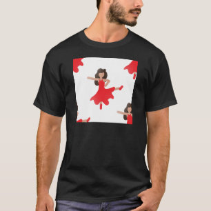 Camiseta dançarina emoji
